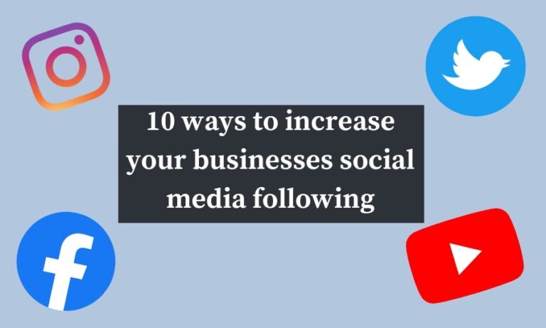 10 ways to increase your social media following