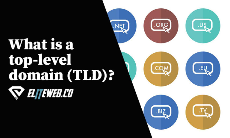 What is a top-level domain (TLD)?
