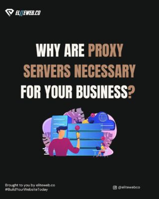 Having access to internet is a must these days! You might need a proxy server for your business. 🏢
#elitewebco #website #proxy #security #websitebuilding #webhostingcompany #buildyourwebsitetoday