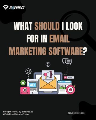 Email marketing is still relevant today in 2022! What should you look for in email marketing software? 📧📈 Elite Web offers amazing email marketing services so you can focus on your business.
#elitewebco #website #email #emailmarketing #marketing #website #customerlist #brand #buildyourwebsitetoday